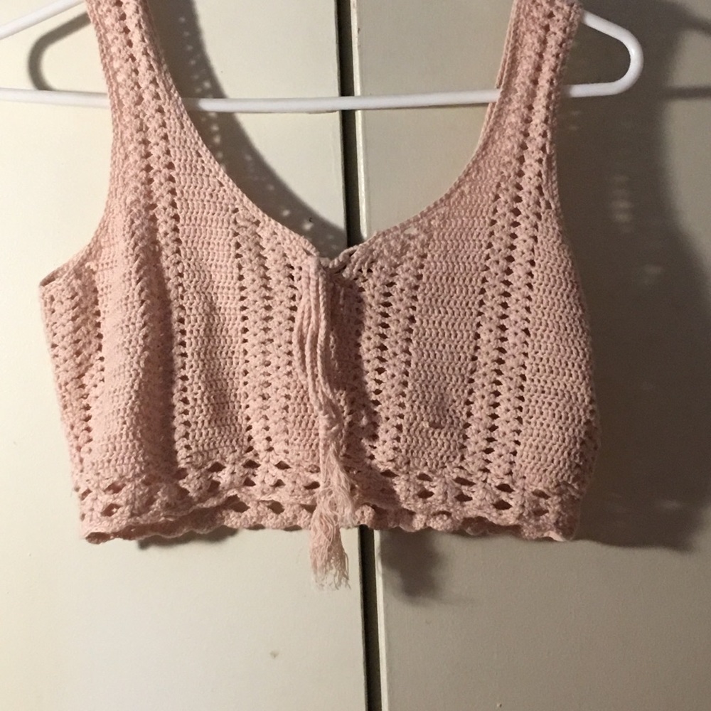 Knit crop top